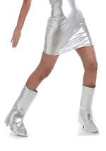 Women's Sexy Silver Secret Agent Costume