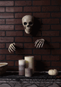 Glow in the Dark Thru the Wall Skeleton Decoration