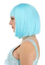 Womens Bright Blue Bob Wig Alt 3