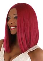 Bright Red Long Bob Wig Alt 1