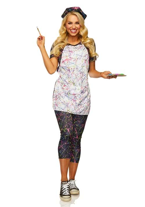 Women's Neon Artist Costume