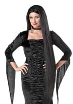 40" Long Black Wig Alt 3