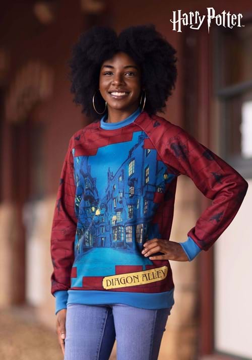 Adult Diagon Alley Harry Potter Unisex Sweater