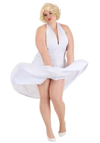 Plus Size Deluxe Marilyn Halter Dress Costume
