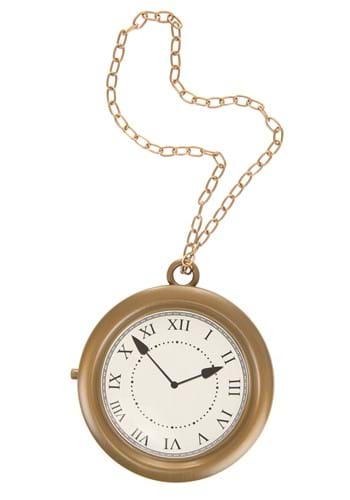 Oversized Clock Costume Necklace