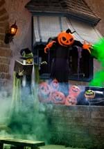 Pumpkin fence w/green light Alt 1