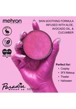 Water Based Metallic Fuchsia Face and Body Paint Alt 1