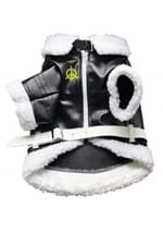 Leatherlike Pet Bomber Jacket