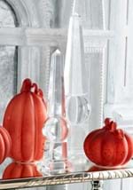 Set of 3 Red Mercury Glass LED Pumpkins Alt 4