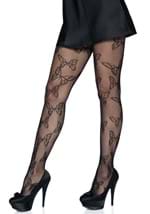 Black Butterfly Net Tights Alt 2