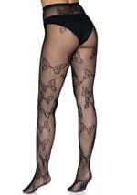 Black Butterfly Net Tights Alt 4
