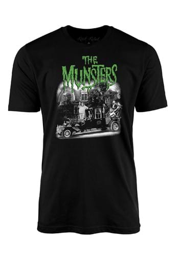 Adult The Munsters Family Coach Graphic T Shirt