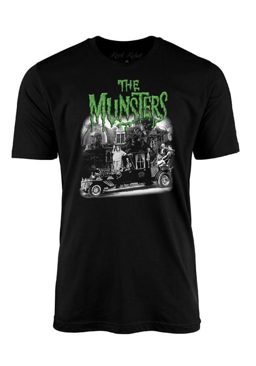 Adult The Munsters Family Coach Graphic T Shirt