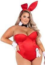 Playboy Plus Size Women's Red Bunny Costume