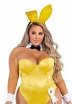Plus Size Women's Playboy Yellow Bunny Costume
