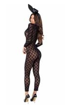 Playboy Womens Sheer Bunny Bodysuit Alt 1