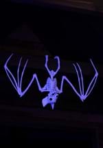 11" Black Light Ghostly Bat Skeleton