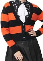 Unique Vintage Spooky Cat Striped Cardigan Alt 4