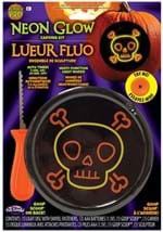 Skull Neon Light Pumpkin Carving Kit Alt 1
