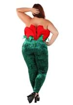 Women's Plus Red Rose Costume Alt 4