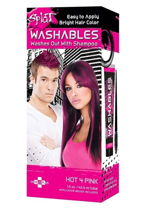 Washable Pink Hair Color