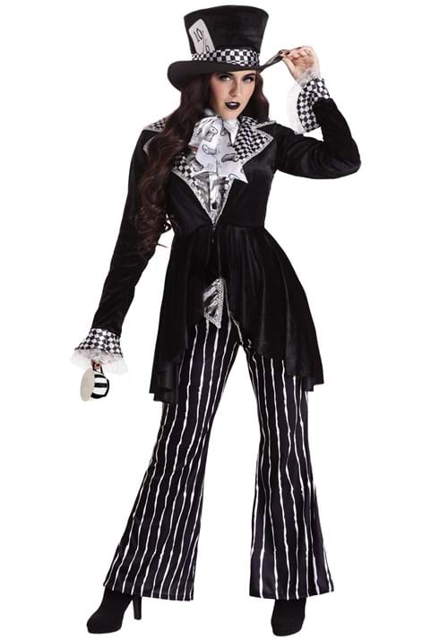 Adult Deluxe Dark Mad Hatter Costume