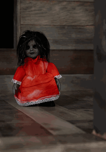 Haunted Heather Scary Doll Decoration