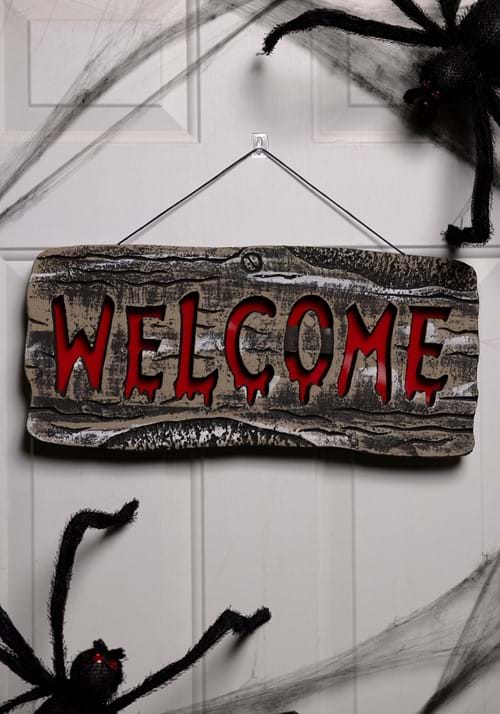 Light Up Welcome Sign Decoration