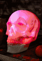 Oversized Skull Lantern Decoration