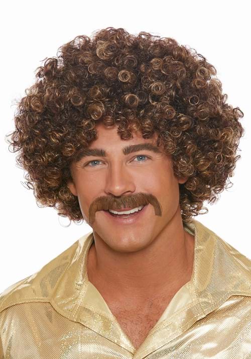 Adult Brown Disco Wig