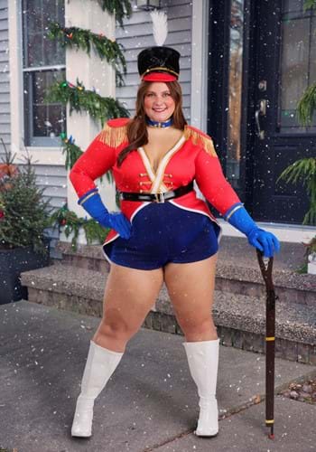 Plus Size Toy Soldier Costume Dress