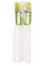 Cheerleader White Pom Pom Set