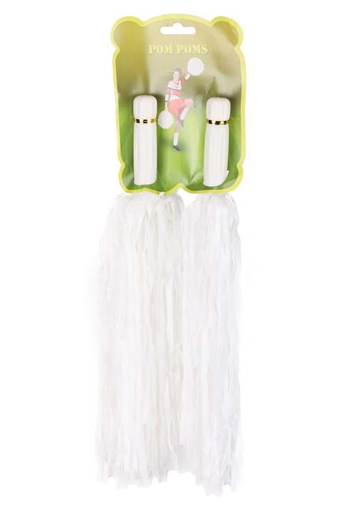 Cheerleader White Pom Pom Set