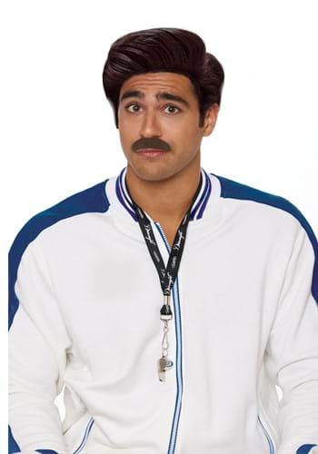 Mens Coach Wig & Moustache