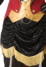 Plus Size Skeleton Ringmistress Costume for Women