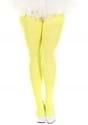 Womens Plus Yellow Opaque Tights