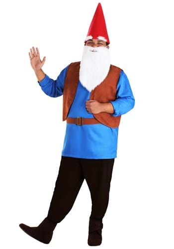 Men's Plus Size Gnome Costume