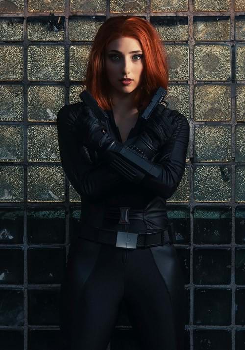 Womens Deluxe Civil War Black Widow Costume