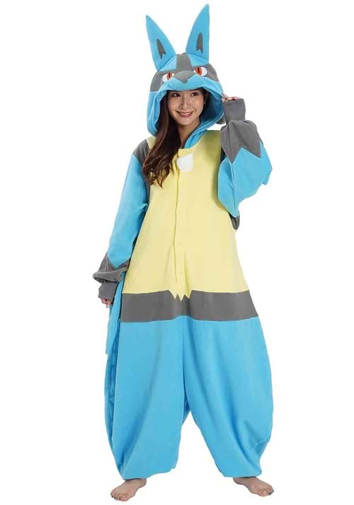 Pokemon Plus Size Adult Lucario Kigurumi
