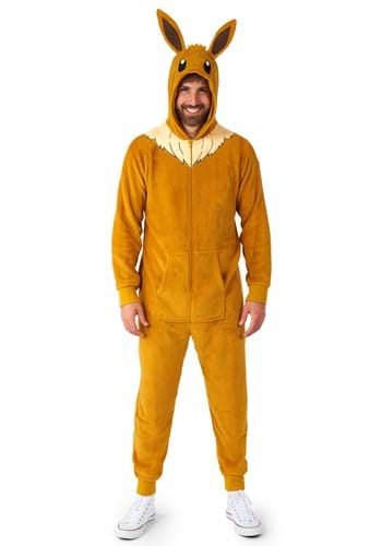 Adult Pokemon Eevee Costume Onesie