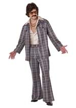 Mens 3 Piece 70s Plaid Leisure Suit Costume Alt 2
