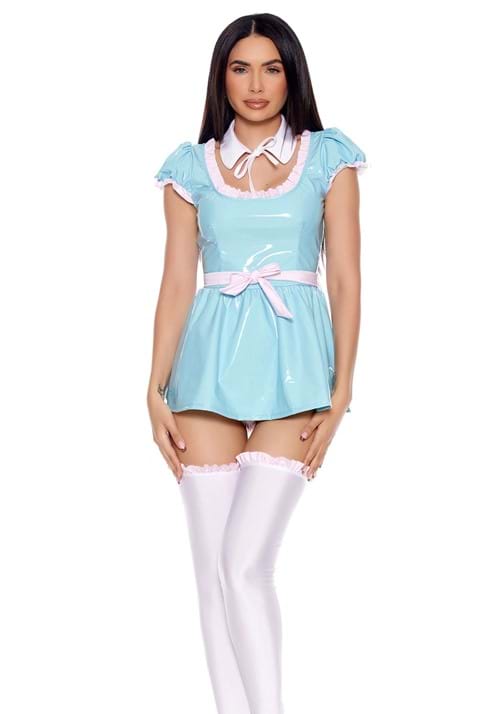 Patent Light Blue Ghostly Shining Grady Twin Costume