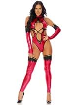 Womens Sexy Pink Video Game Kombat Fighter Alt 1