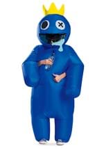Rainbow Friends Kids Inflatable Blue Costume Alt 1