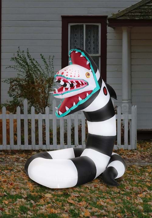 Beetlejuice Sandworm Inflatable Halloween Decoration
