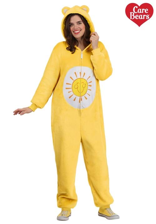 Adult Funshine Bear Care Bears Costume Onesie
