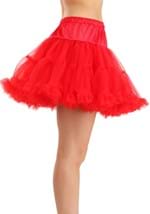 Womens Short Red Costume Petticoat Alt 2
