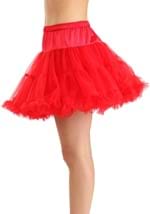 Womens Short Red Costume Petticoat Alt 3