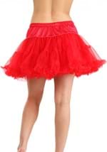 Womens Short Red Costume Petticoat Alt 1