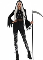 WOMENS GOTH REAPER COSTUME Alt 1